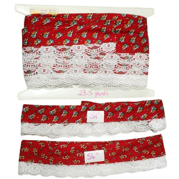 Other - VTG Angel Border Ribbon Lace Trim 23 Yards Christmas Trimming Holiday Crafts Sew